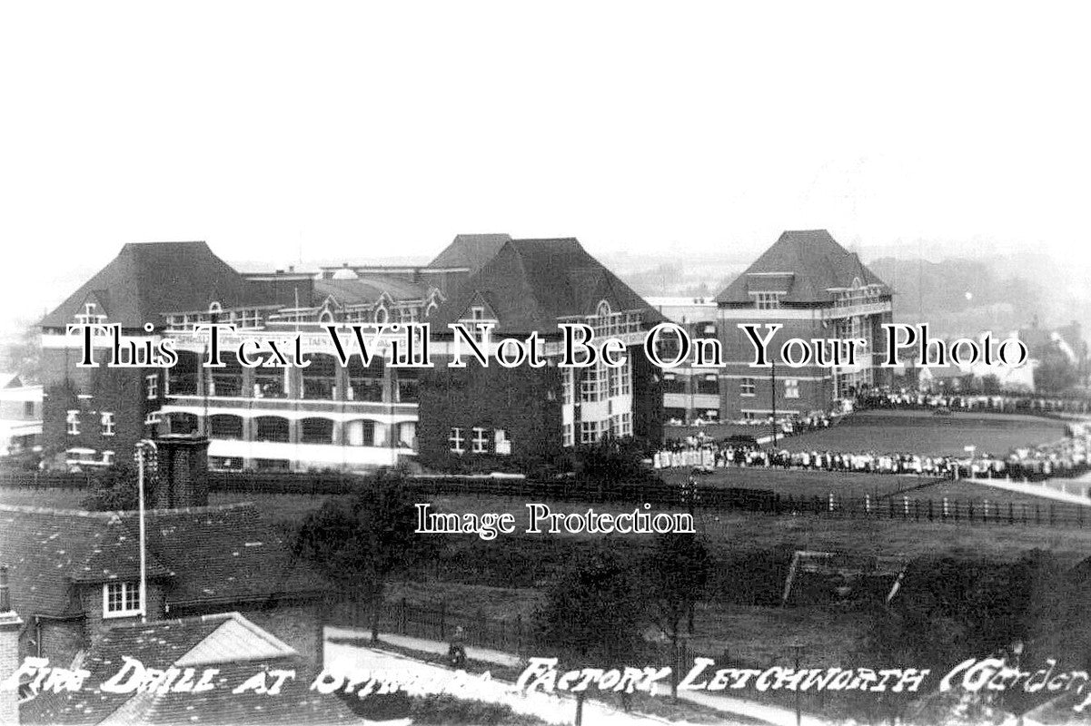 HF 2503 - Fire Drill At Spirella Corset Works, Letchworth, Hertfordshire