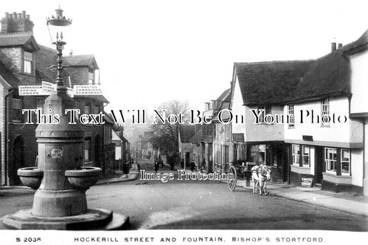 HF 2522 - Hockerill Street & Fountain, Bishops Stortford, Hertfordshire