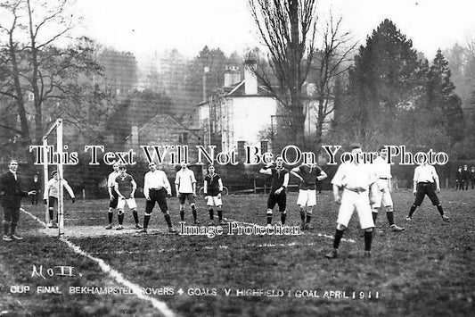 HF 273 - Football On The Salmon Meadow Ground, Apsley, Hertfordshire c1911