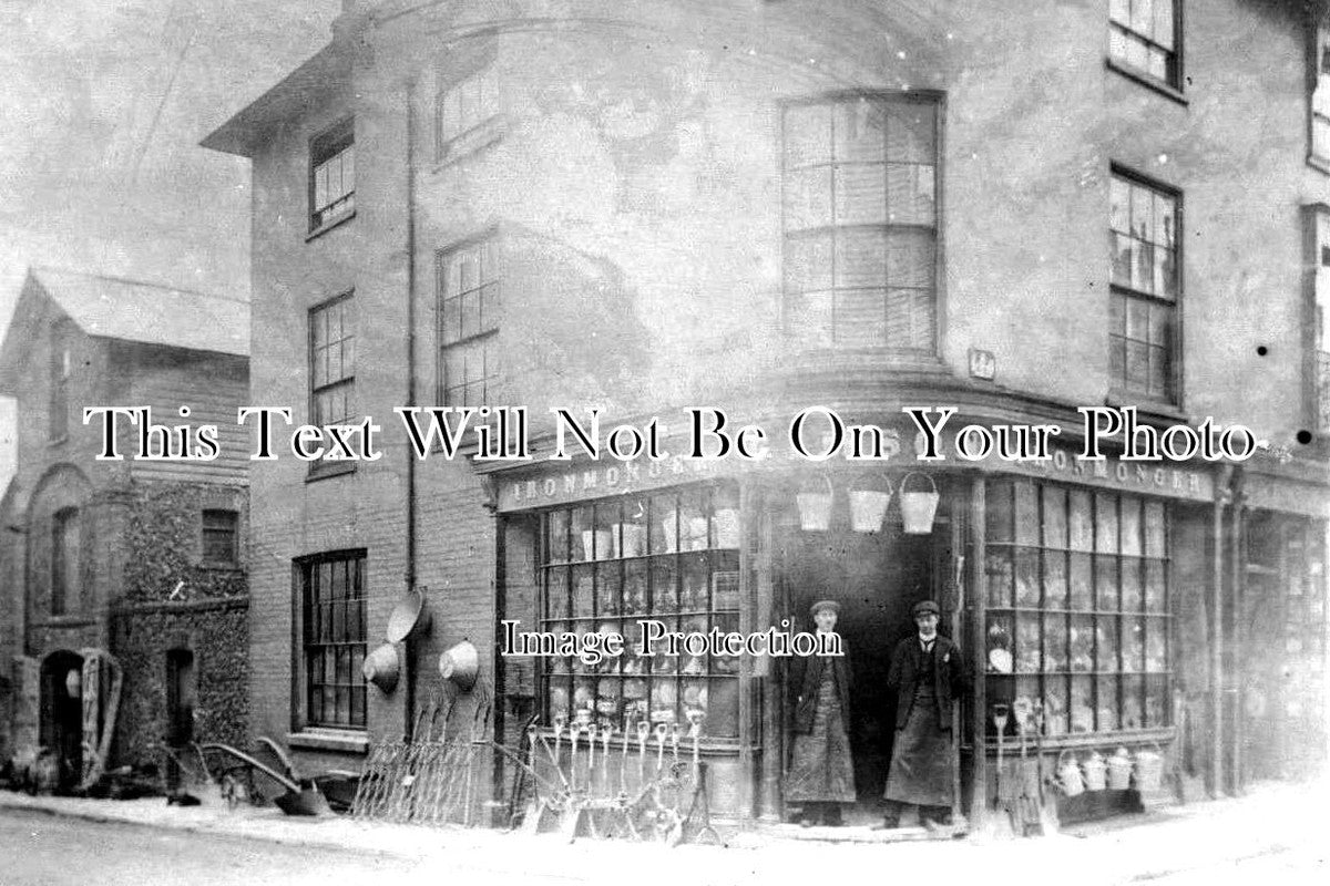 HF 277 - Ironmongers Shop, Royston, Hertfordshire c1905