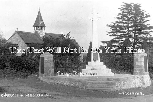 HF 290 - Church & War Memorial, Wigginton, Hertfordshire