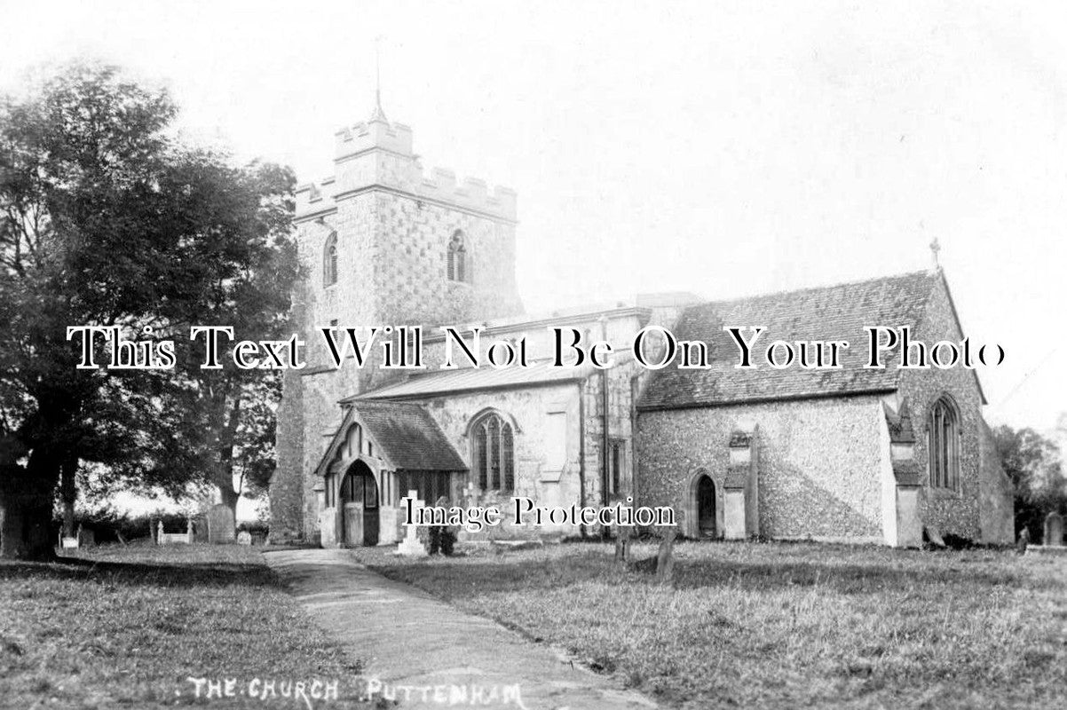 HF 325 - Puttenham Church, Hertfordshire c1915