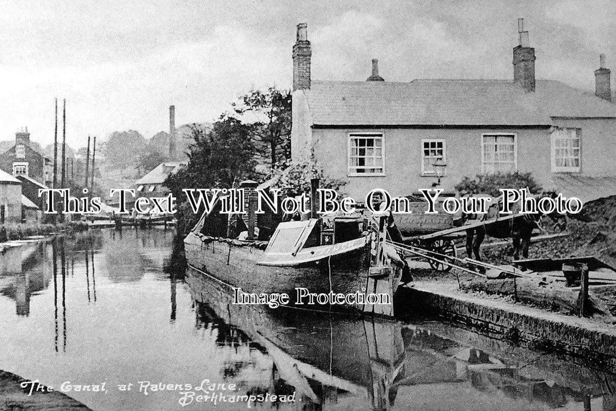 HF 387 - The Canal, Berkhamstead, Hertfordshire c1910