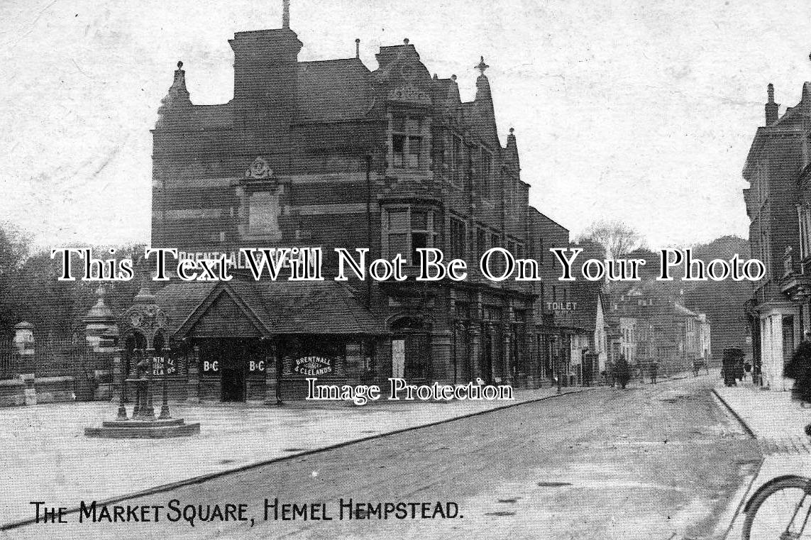 HF 391 - Market Square, Hemel Hempstead, Hertfordshire c1910