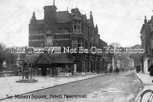 HF 391 - Market Square, Hemel Hempstead, Hertfordshire c1910