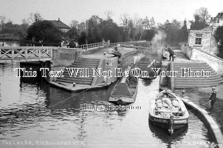 HF 434 - Locks At Rickmansworth, Hertfordshire