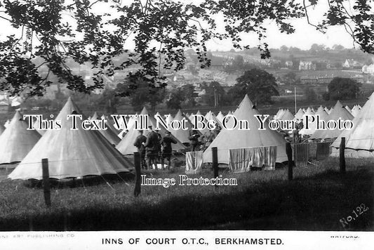 HF 448 - Inns Of Court Officer Training Corps At Berkhamsted, Hertfordshire 1916