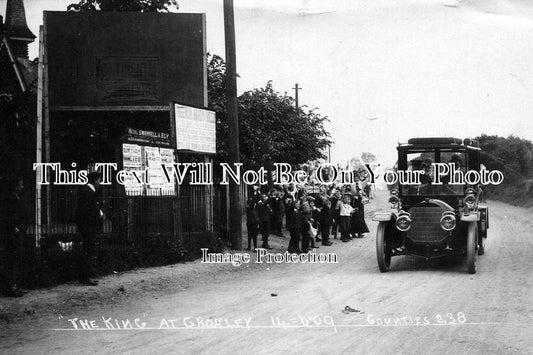 HF 459 - The King At Croxley, King Edward VII, Hertfordshire 1909