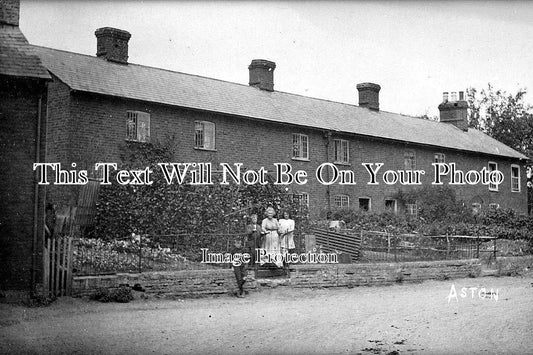 HF 48 - Terraced Houses, Aston, Hertfordshire c1920