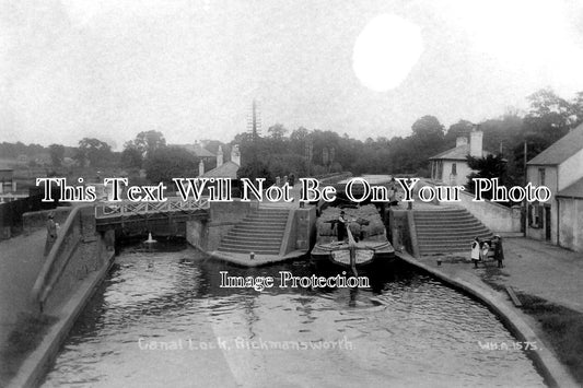 HF 480 - Canal Lock At Rickmansworth, Hertfordshire