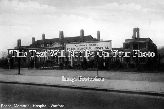 HF 50 - Peace Memorial Hospital, Watford, Hertfordshire c1933