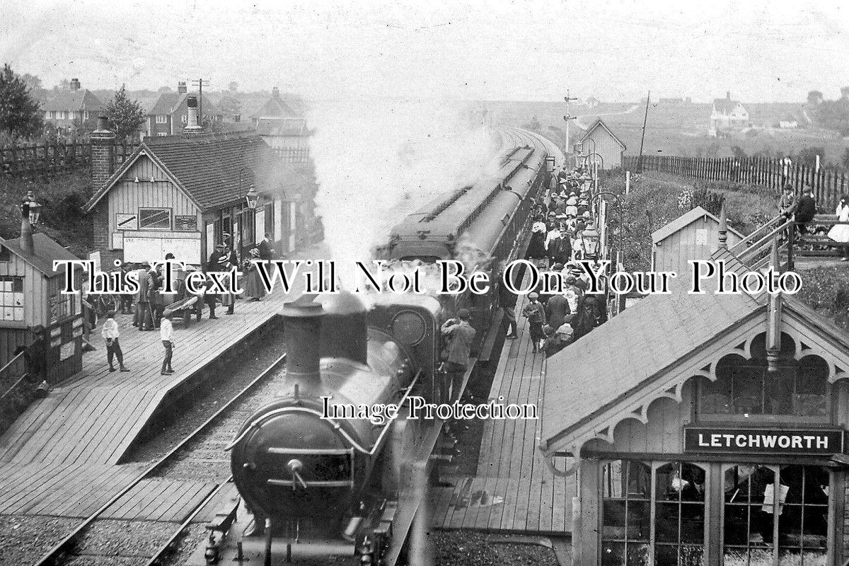 HF 508 - The Old Letchworth Railway Station, Hertfordshire c1912