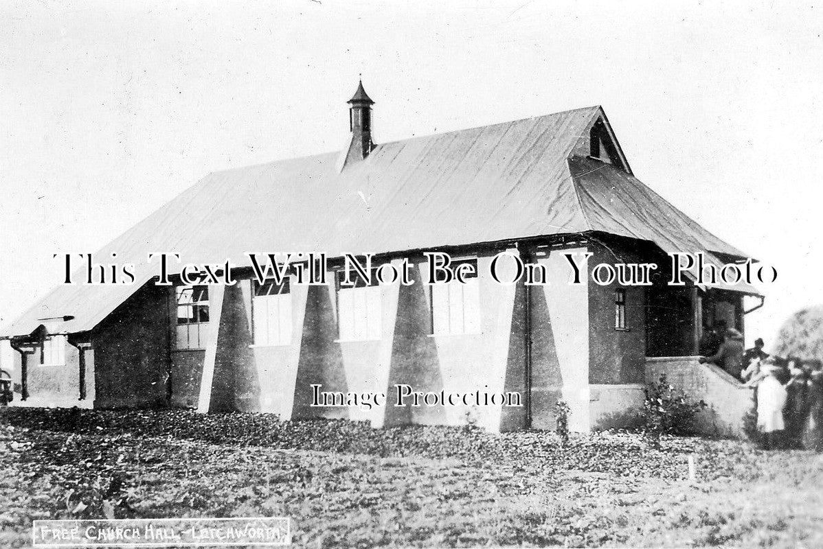 HF 591 - Free Church Hall, Letchworth, Hertfordshire c1908