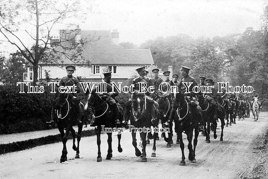 HF 6 - Berkhamsted Military Scene, Hertfordshire c1909