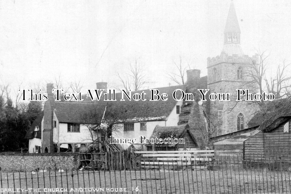 HF 645 - Church & Town House, Barley, Hertfordshire