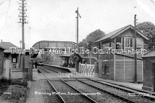 HF 646 - Sawbridgeworth Railway Station, Hertfordshire c1916