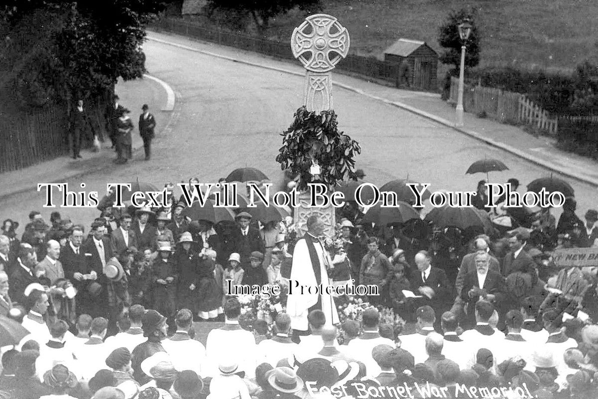 HF 768 - Opening Of The War Memorial, East Barnet, Hertfordshire c1920