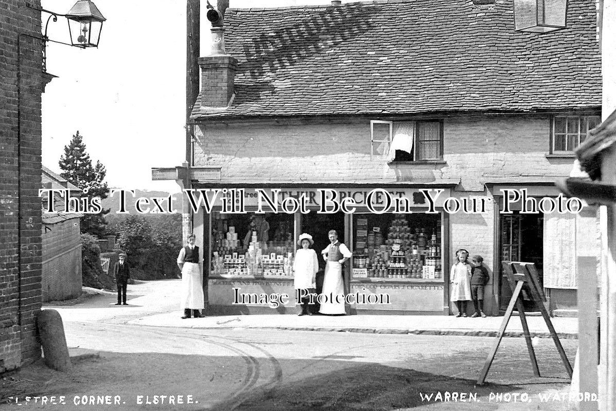 HF 836 - Elstree Corner, Elstree, Hertfordshire c1910