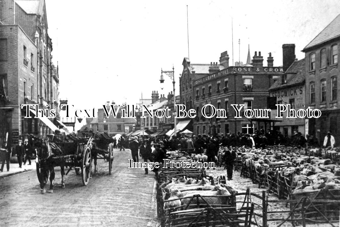 HF 852 - Watford Market Day, Hertfordshire c1903