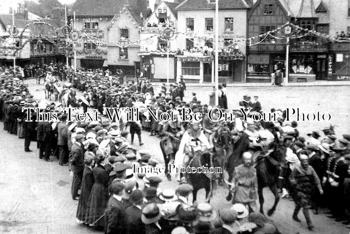 HF 992 - Coronation Day Pageant Of Kings, Hitchin, Hertfordshire