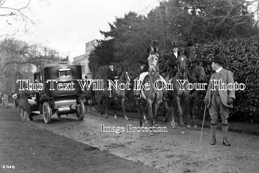 HR 180 - A Meet At Bromsberrow Place, Herefordshire c1908