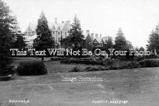 HR 186 - Bryngwyn, Herefordshire c1908