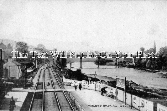 HR 205 - Hay On Wye Railway Station, Herefordshire c1906