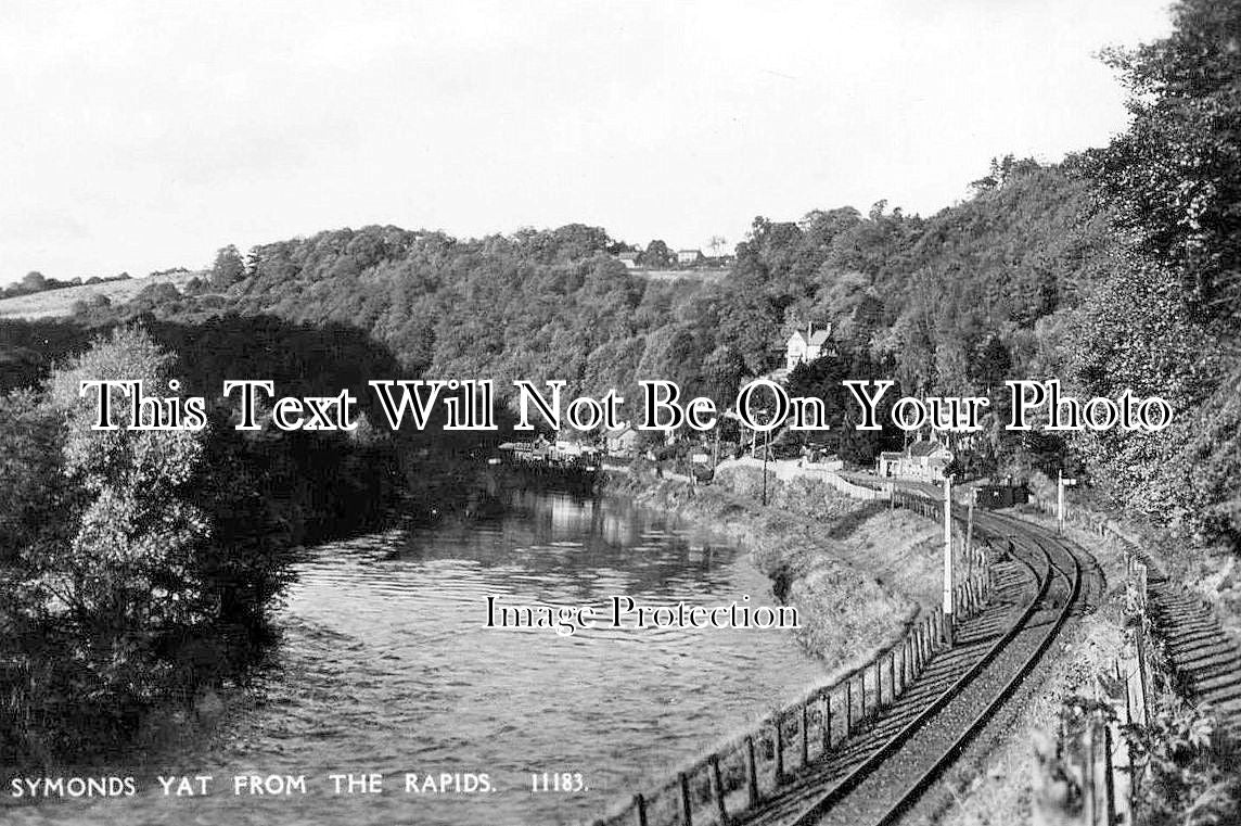 HR 229 - Railway Line From The Rapids, Symonds Yat, Herefordshire
