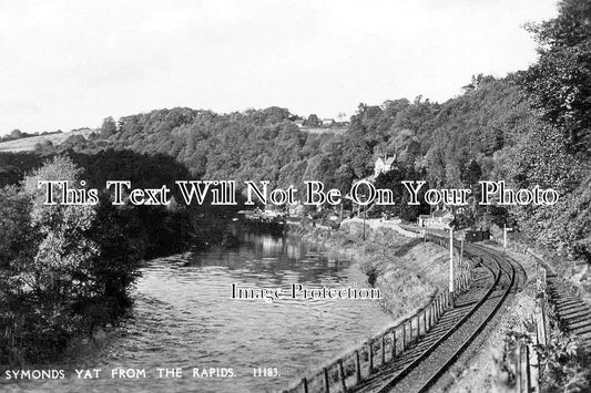 HR 229 - Railway Line From The Rapids, Symonds Yat, Herefordshire