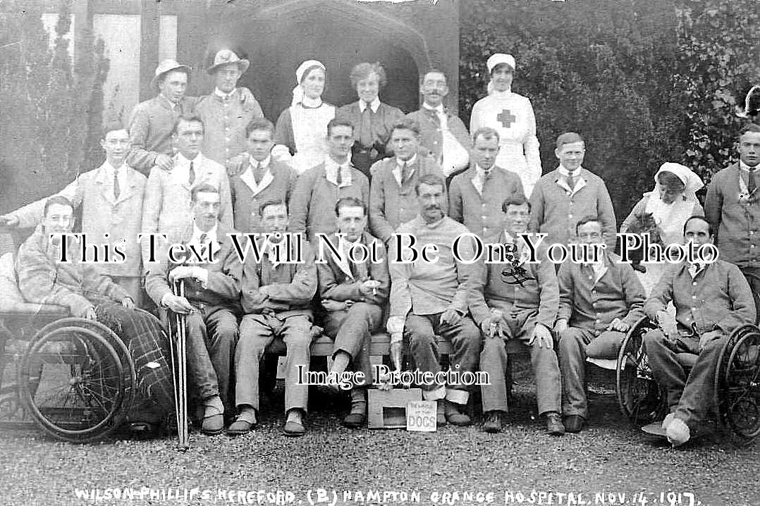 HR 23 - Hampton Grange Hospital, WW1 VAD, Herefordshire