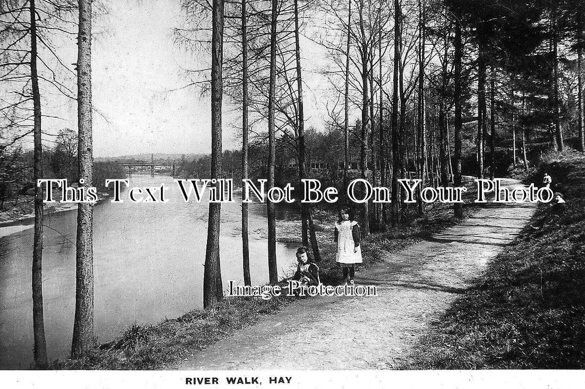 HR 26 - River Walk, Hay On Wye, Herefordshire