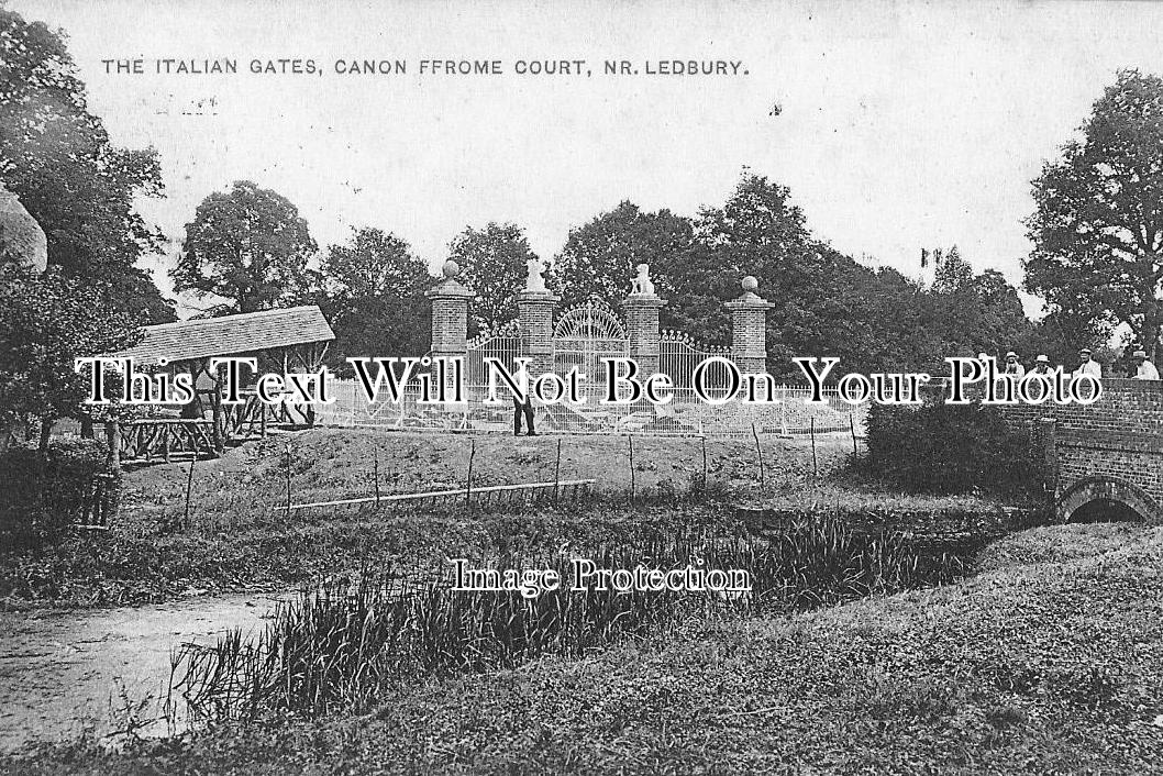 HR 28 - Italian Gates, Canon Frome Court, Herefordshire