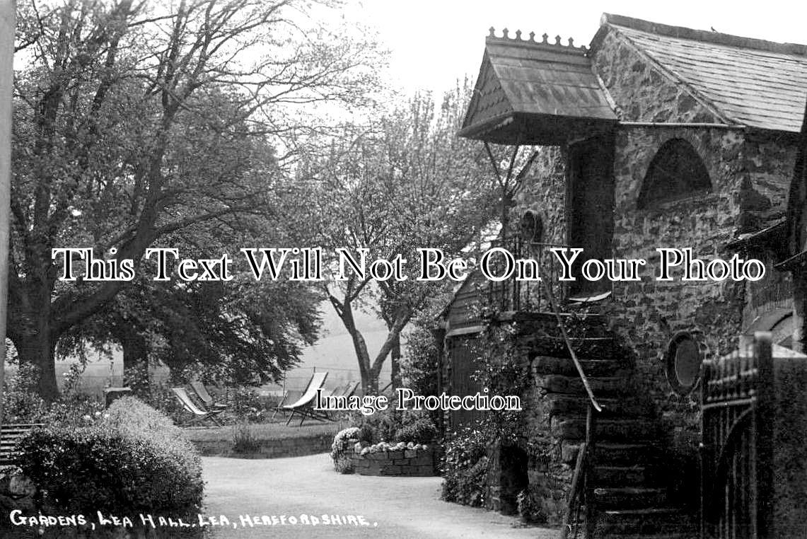 HR 337 - Gardens, Lea Hall, Lea, Herefordshire