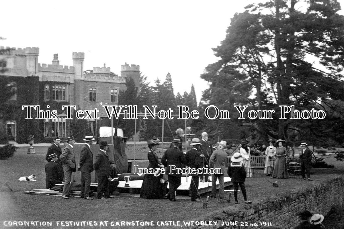 HR 367 - Coronation Festivities, Garnstone Castle, Weobley, Herefordshire 1911
