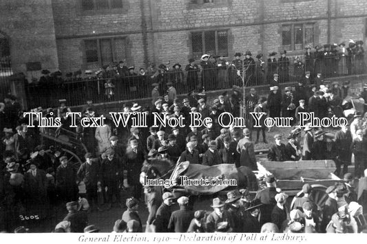 HR 39 - Declaration Of Poll, General Election 1910, Ledbury, Herefordshire