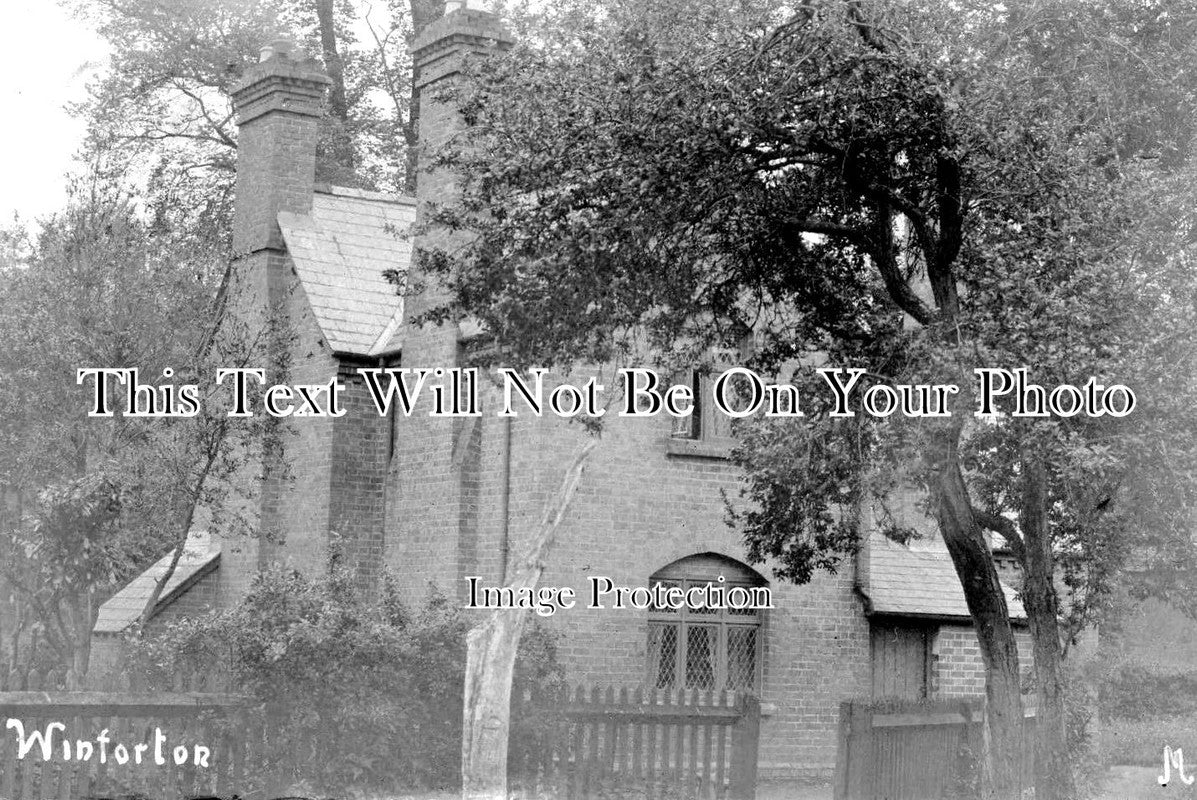 HR 391 - Large House At Winforton, Herefordshire c1907