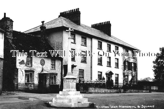 HR 421 - Kington War Memorial & Square, Herefordshire