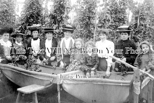 HR 433 - Hop Pickers In Hereford, Herefordshire c1907