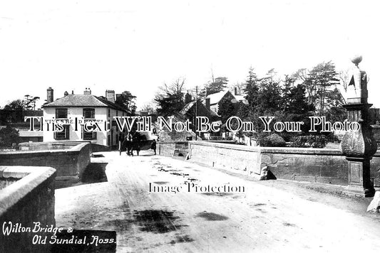 HR 455 - Wilton Bridge & Old Sundial, Herefordshire