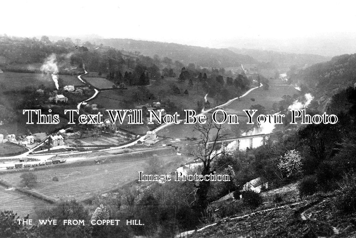 HR 490 - The Wye From Coppet Hill, Herefordshire c1925