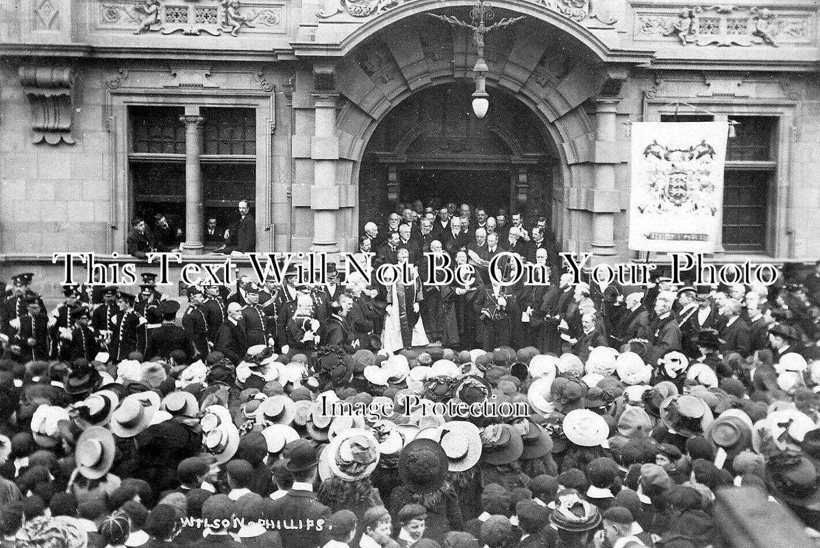 HR 511 - Opening Of The Town Hall, Hereford, Herefordshire 1906