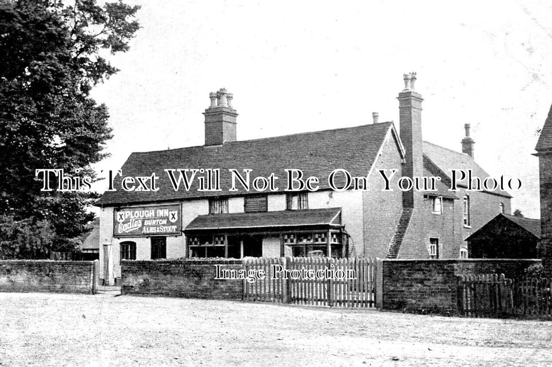 HR 680 The Plough Inn Pub, Shustoke, Herefordshire c1906 JB Archive
