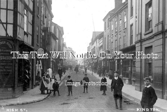 HR 752 - High Street, Kington, Herefordshire c1905