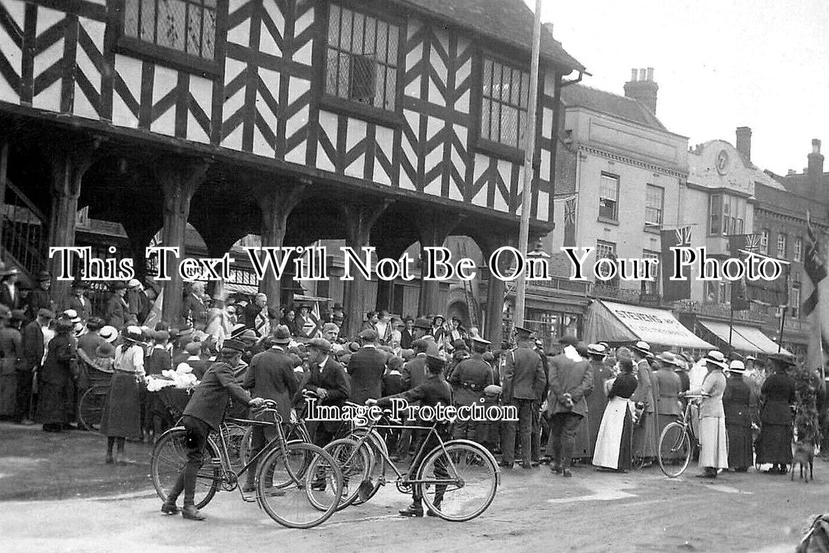 HR 802 - Ledbury Market House, Herefordshire c1916