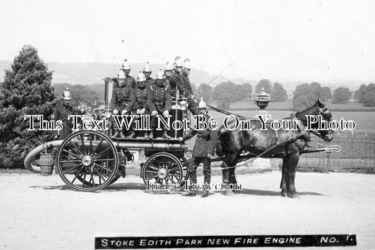 HR 86 - New Fire Engine, Stoke Edith Park, Tarrington, Herefordshire