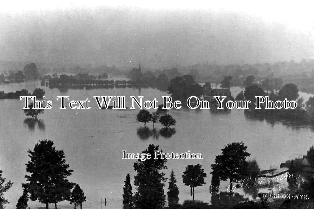 HR 87 - Flooded Meadows, Ross, Herefordshire c1912