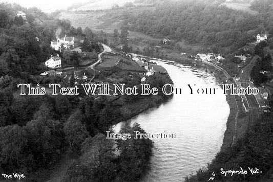 HR 96 - Aerial View, Ross On Wye, Herefordshire c1930