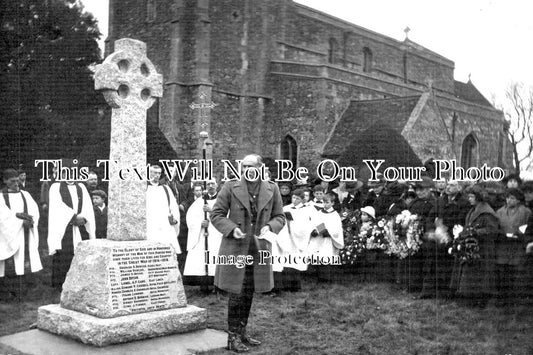 HU 132 - Great Paxton War Memorial Ceremony, Cambridgeshire