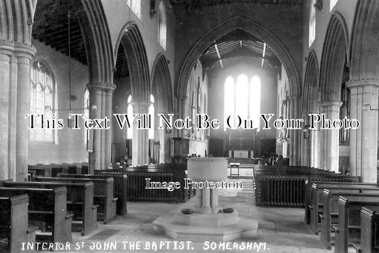 HU 136 - Interior Of St John The Baptist Church, Somersham, Cambridgeshire