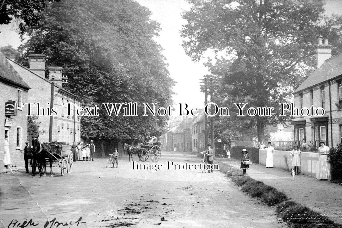 HU 155 - High Street, Buckden, Cambridgeshire c1907